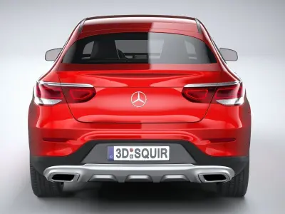 Mercedes-Benz GLC Coupe basic 2020 3D model