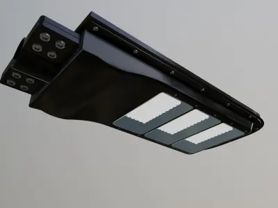 Poles Solar Energy Lamp 100W 3D model