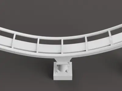 Roller Coaster Box Beam Track 3D print model