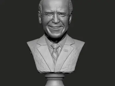 Joe Biden US president bust 3D print model