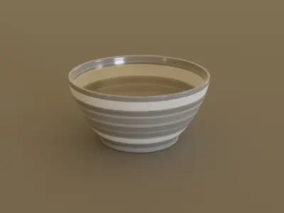 Kitchen Bowls Set 3D model