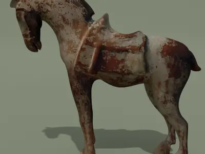 Horse Statuettes Collection volume 4 3D model