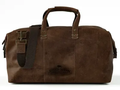 Leather Weekend Bag 3D model