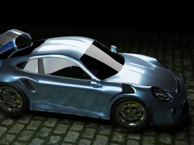 car ruerat  ludis cars  991vehiculis coupe  3D model