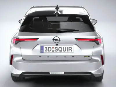 Opel Astra Sports Tourer GSE 2023 3D model
