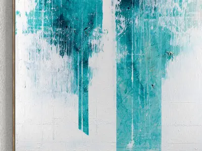 Plaster Two Photo Frame 135 Low-poly 3D model