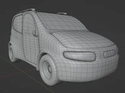 3d car modeling Free 3D model