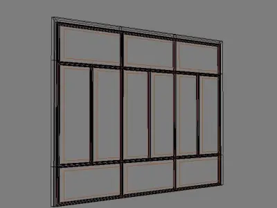 darvoza wooden door Free 3D model