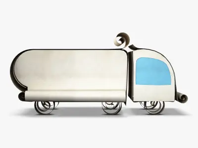 Truck Box Paper v 1 3D model