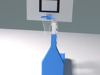 Basketball Hoop 3D model 3D model