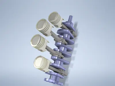 crankshaft 3D model