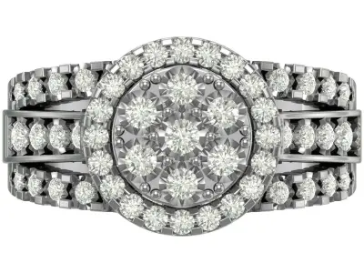 Engaggement ring 3D print model purchase