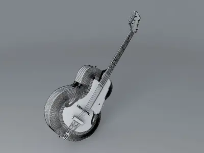 Stromberg Master 400 guitar Free 3D model