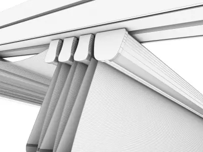 Motorized Pergola 3 3D model