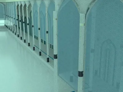 Masjid Sultan Salah Eddine Of Malasia 3D model