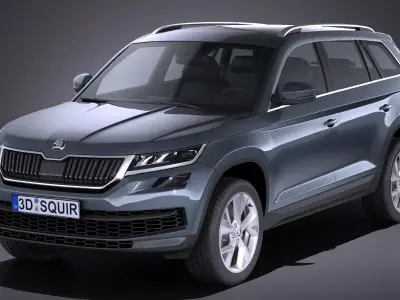 Skoda Kodiaq 2017 3D model