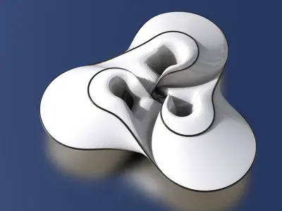 geometric modern art gm9 3D print model