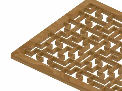 Decorative panel STL 3D model