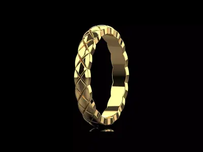 Coco Crush mini ring 19 Size N218 3D print model