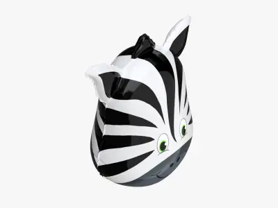 Foil decoration balloon 05 Zebra 3D model