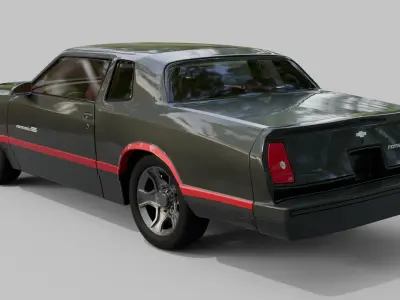 1987 Chevrolet Monte Carlo SS 3D model