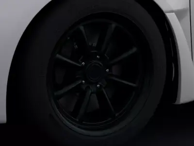 Watanabe RS8 Aftermarket Wheel Low-poly 3D model