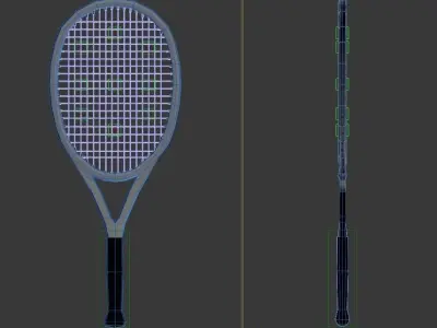 SPORT---TENNIS---Racket tennis racket 3D model