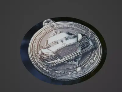 Car Pendant Medallion 3D print model