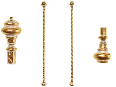 Classic pilaster 07 3D model