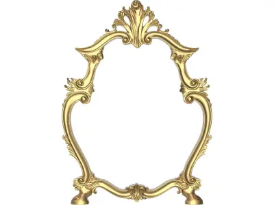 Carved Picture Frame 3D model