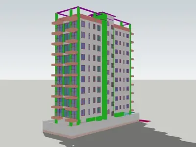 Apartment 01 3D model