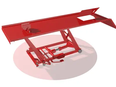 Motorcycle lift R2 3D model