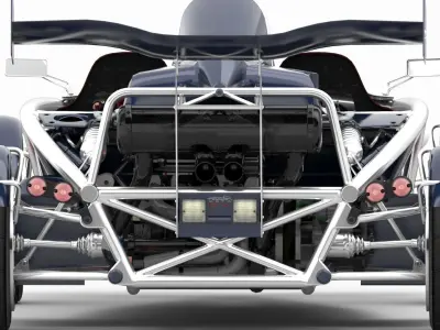 Ariel Atom V8 Low-poly 3D model