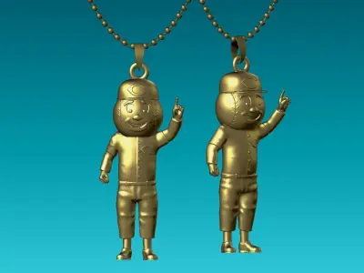 NCAA - Necklaces Cincinnati Reds - Hanging Figurine 3D print model