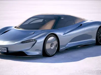 McLaren Speedtail 2020 3D model