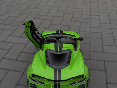 LEXUS RC F  V8 sport 3D model