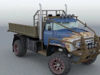 ZIL-Marshland monster truck 3D model