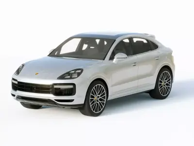 Porsche Cayenne Turbo coupe 2020 3D model