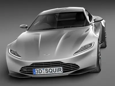 Aston Martin DB10 2015 3D model