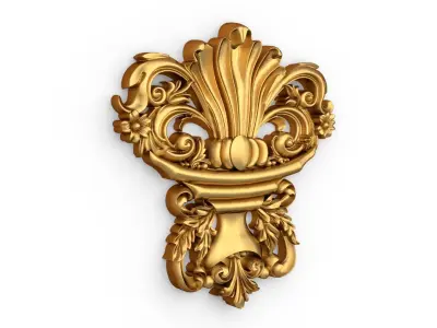 Classic decor ornament 07 3D print model