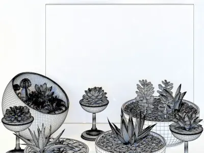 Flowers collection 03 3D model