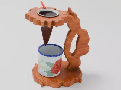 Old coffeemaker 3D model