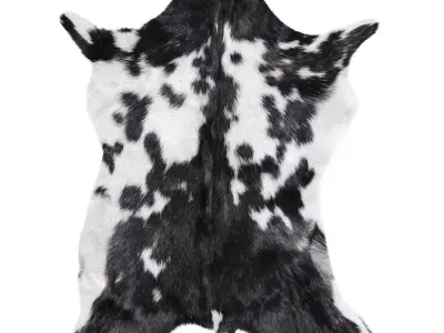 Goatskin Cowhide Rug A27546 3D model