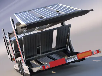 Car Transporter Lohr 300 3D model