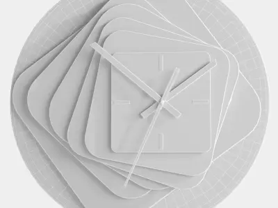 wall clock 66 Free 3D model