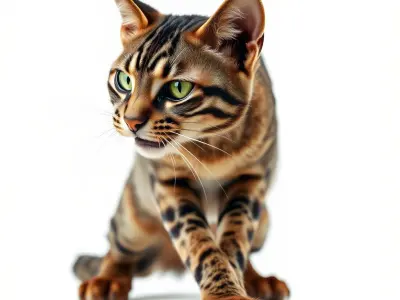 Bengal Cat Model Pack for Realistic Rendering Low-poly 3D model