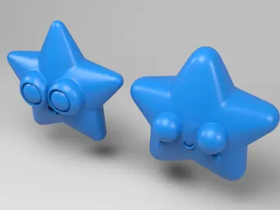 Funny stars 3D print model