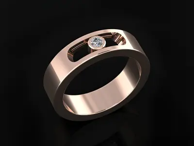 Messika Ring 3D print model