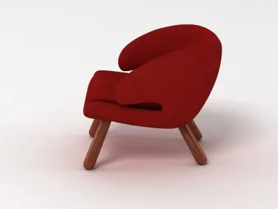 Finn Juhl Pelikan Chair 3D model