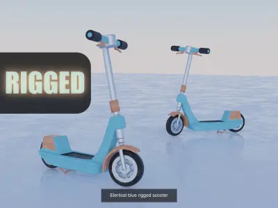 Electric scooters Bolt Xiaomi 3D Model Pack